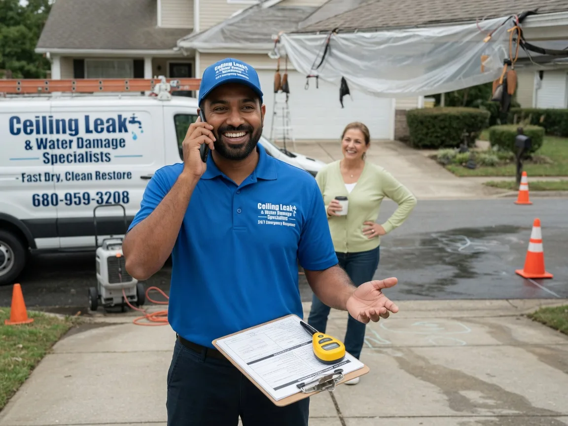Ceiling Leak Cleanup Bath, IL FAQs